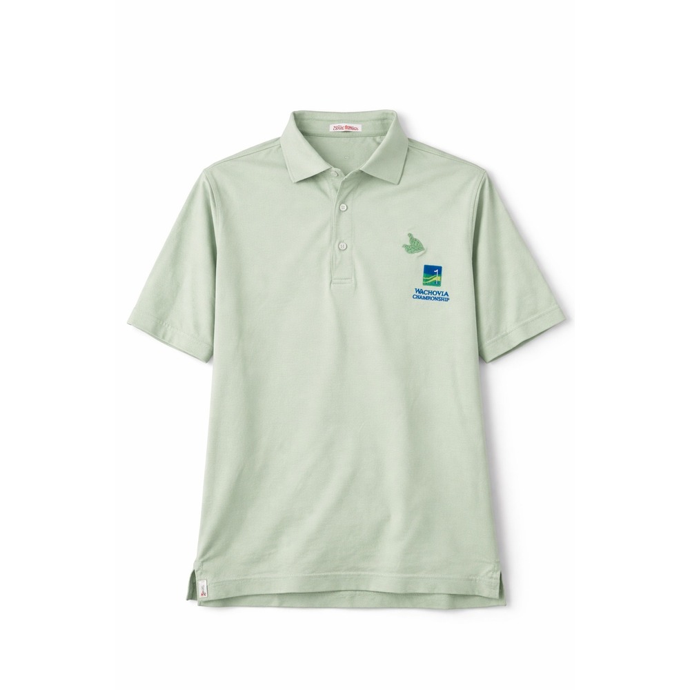 Peter Millar Wachovia Championship‎ Polo XL Green Golf Logo Mercerized Cotton